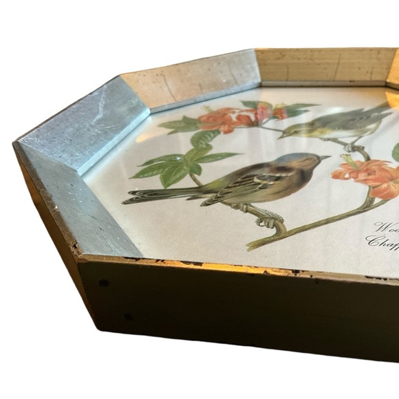 Vintage Hexagon Framed Bird Pictures - Picture 6 of 8